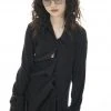Best Sellers [RURU] SS 22 UNBALANCE WAVE SHIRTS [BLACK]