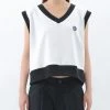 Best Sellers [BASICCOTTON] SS 22 Mix Vest - WHITE