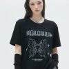 [LUV IS TRUE] SS 22 CLUB TEE(BLACK) Best Sellers