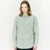 [S SY] Summer 22 Half Hidden Bar Tag Shirt Olive