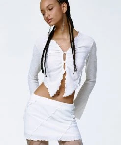 Best Sellers [EXPIRED GIRL] SS 22 Pom Pom Skirt WHITE