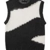 [FLAREUP] SS 22 Mars 3.Gauge Mohair Knit Vest - Black (FL-188)
