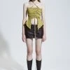 [PAIN OR PLEASURE] FW 21 MORPHO TOP Olive Best Sellers
