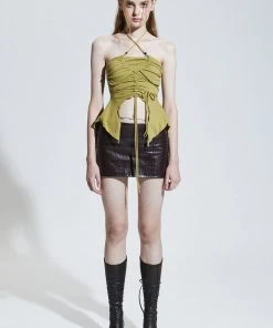 [PAIN OR PLEASURE] FW 21 MORPHO TOP Olive Best Sellers