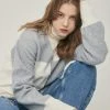 Best Sellers [LARTIGENT] Winter 21 BOKASHI COLOR BLOCK CARDIGAN(SKY BLUE)