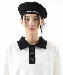 Best Sellers [BASICCOTTON] Seasonless BASIC Beret - BLACK