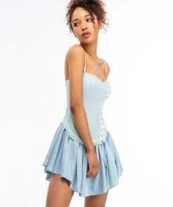 [CAPRICIEUX] Summer 22 Selene Dress (LIGHT BLUE)