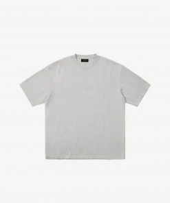 Best Sellers [DPRIQUE] Summer 22 Classic Cotton T-Shirt - Moon Grey