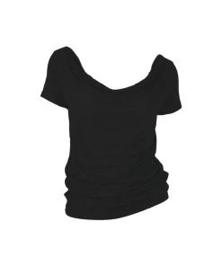 [EONHEY] Seasonless Drape T-shirts (black) Best Sellers