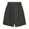 [AJO BY AJO] SS 22 Twofold Leopard Shorts [Charcoal] Best Sellers