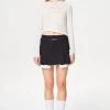 Best Sellers [OUTXO] Summer 22 IVY STICH SKIRT BLACK