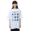 Best Sellers [FEVERTIME] SS 22 Circle Season Graphic Short-sleeved T-shirt White