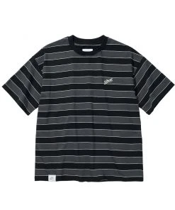 Best Sellers [LIBERE KOREA] Summer 22 LOGO BORDER T-SHIRT / BLACK