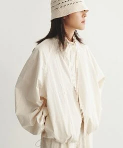 [REPOS] SS 22 NYLON COTTON JUMPER (IVORY) Best Sellers