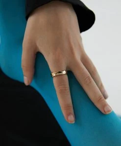 [MIDNIGHT MOMENT] Seasonless Half Pass Ring - Gold Best Sellers