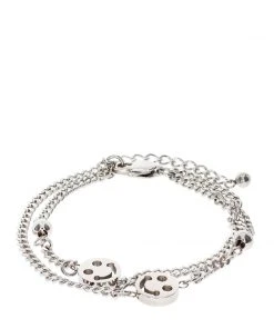Best Sellers [STEEL EDITION] Seasonless Smile Cross, Two-line Bracelet
