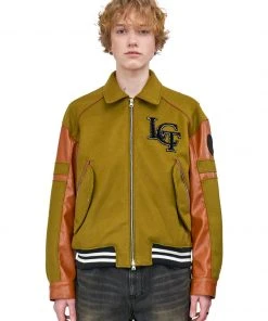 [LECYTO] SS 22 WOOL VARSITY VEGAN JACKET_[OL/CA] Best Sellers