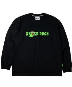 SK8ERROCK Best Sellers [SK8ER ROCK] FW 21 STICKY GHOST LONG SLEEVE T-SHIRT BLACK