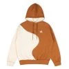 [DUCKDIVE] SS 22 Hard Cotton Wave Hood BROWN Best Sellers