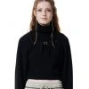 [RUNNING HIGH] FW 21 STRING POINT KNITTED BOLERO [BLACK]