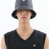 [BASICCOTTON] Seasonless Leather Bucket Hat - BLACK Best Sellers