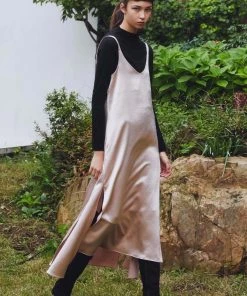 [SORRY TOO MUCH LOVE] FW 21 Signature Long Slip Dress_Cream Best Sellers