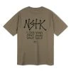 Best Sellers [NASTYKICK] SS 22 Way-Out Tee (Khaki)_K22QB602