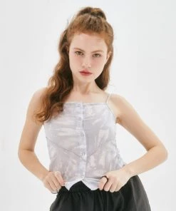 [NASTY FANCY CLUB] SS 22 GLITCH OPEN SLEEVELESS (GRAY)_F22QB422 Best Sellers