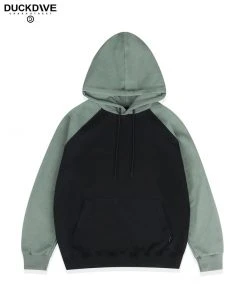 Best Sellers [DUCKDIVE] Summer 22 Mix Raglan Hood Black