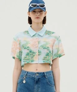 [GOCORI] Summer 22 THE RIVER OF LIFE CROP SHIRTS Best Sellers