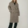 [LARTIGENT] Winter 21 HERRINGBONE DOUBLE COAT(BROWN) Best Sellers