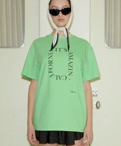 [ONNE] SS 22 California Pigment T-Shirt - Apple Green