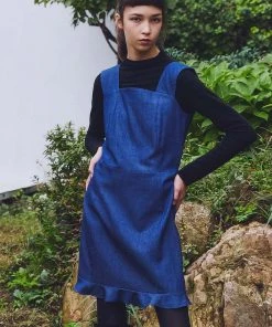 Best Sellers [SORRY TOO MUCH LOVE] FW 21 Signature Princess Mini Dress_Blue