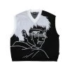 [AJO BY AJO] SS 22 Crying Boy Oversized Knit Vest [Black]