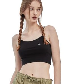 [CRANK] Summer 22 BASIC CROP SLEEVELESS_BK Best Sellers