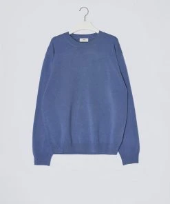 [DWSCOMPANY] SS 22 Cashmere Round Knitwear(Deep Blue) Best Sellers