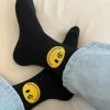 [DXOH] Seasonless DXOH SMILE SOCKS BLACK
