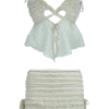 Best Sellers [GANGYOUNG] SS 22 IVORY LOVE SKORT SET