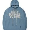 [AJO BY AJO] SS 22 Oversized (19) Slogan Wool Knit Hoodie [Sky Blue] Best Sellers