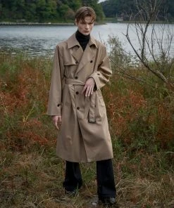[FLARE] SS 22 Oversized Trench Coat - Beige (FL-012)