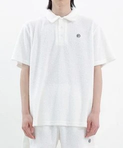 [BASICCOTTON] Summer 22 Terry Half-Top - WHITE