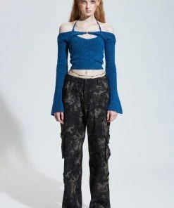 Best Sellers [PAIN OR PLEASURE] FW 21 SEIREN BOLERO SET Marine Blue