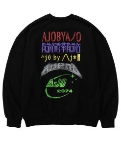 [AJO BY AJO] SS 22 Anniversary Oversized Sweatshirt [Black] Best Sellers
