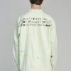MIDNIGHTMOVE [MIDNIGHT MOVE] SS 22 Paint Shirts (mint)