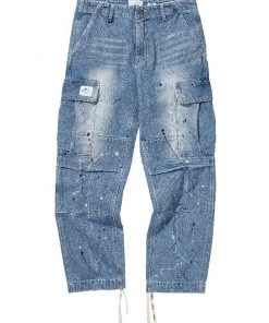 [LIBERE KOREA] Summer 22 MIL CARGO DENIM PANTS / BLUE