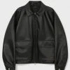 [SAINTPAIN] FW 21 VEGAN LEATHER MINIMAL ZIP JACKET