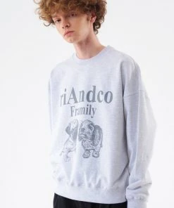[RIANDCO] SS 22 [M] Framily Sweatshirts Light Melange
