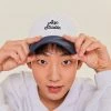 [AQOSTUDIOSPACE] SS 22 AQO A-LOGO BALLCAP WHITE