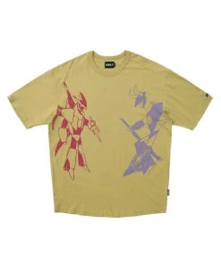 [AJO BY AJO] SS 22 Robots Duel Oversized T-Shirt (Mustard)
