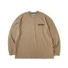 SK8ERROCK [SK8ER ROCK] FW 21 SK8ER ROCK LONG SLEEVE T-SHIRT BEIGE